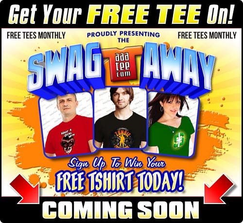 Swagaway Sweepstakes 2020 promo AAATEE.com art